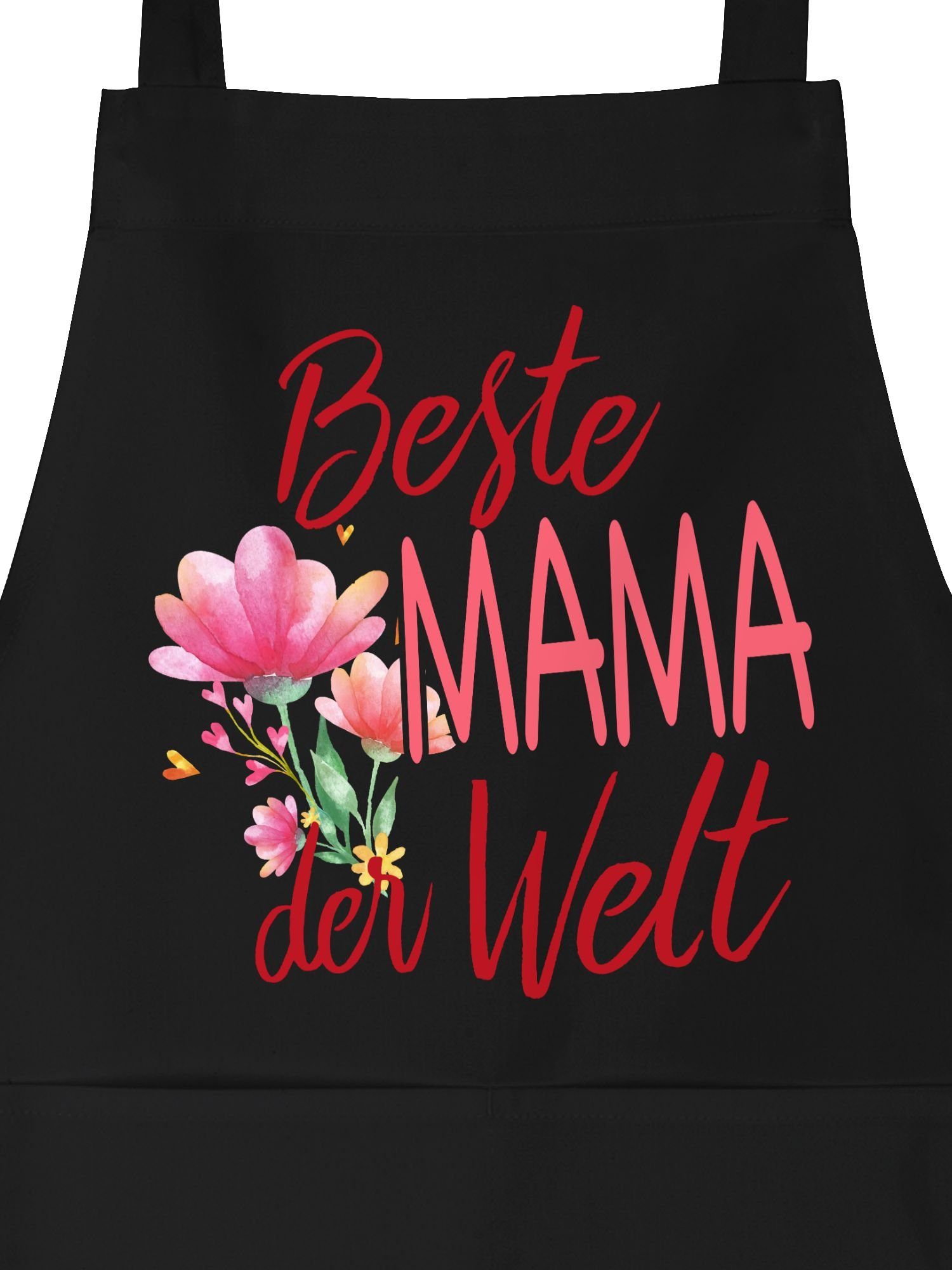 Shirtracer Kochschürze Beste Mama der Welt Geschenk, (1tlg