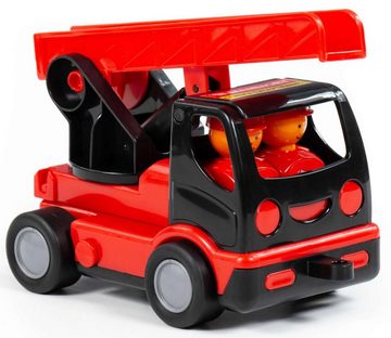 Polesie Spielzeug-Feuerwehr MAMMOET Drehleiter My first Truck mit Figuren Feuerwehr Fahrzeug LKW