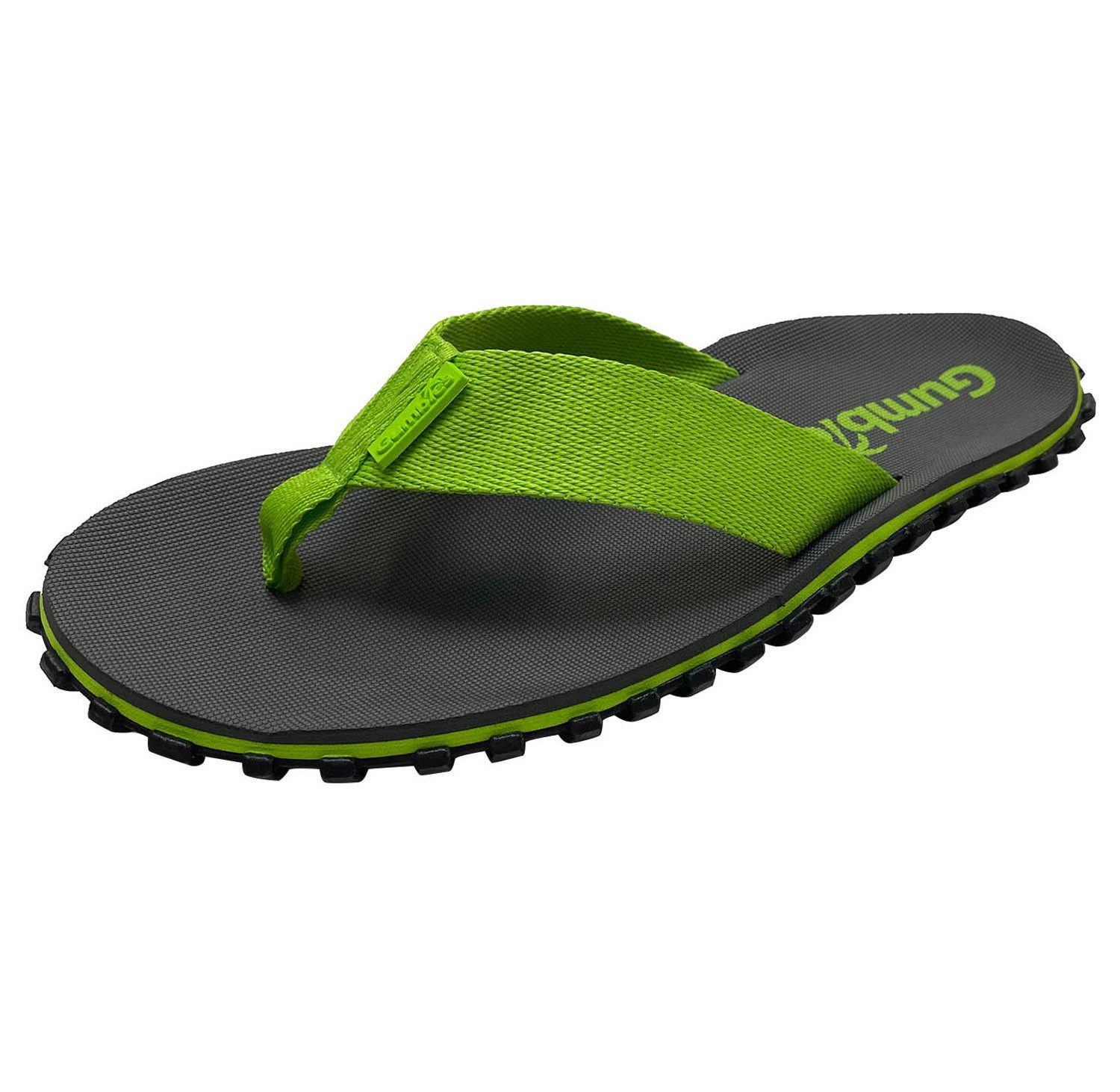 Gumbies Duckbill in Grey-Lime T-Strap-Zehentrenner Hergestellt aus recycelten Materialien – Bild 3 von 5