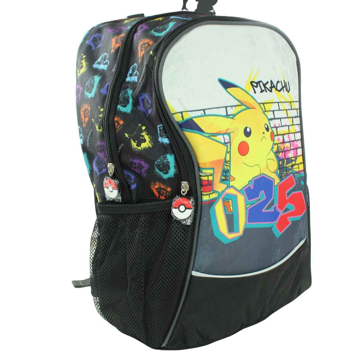 POKÉMON Kinderrucksack Pokemon Pikachu Jungen Rucksack Schultasche Gr. 40x27x14 cm