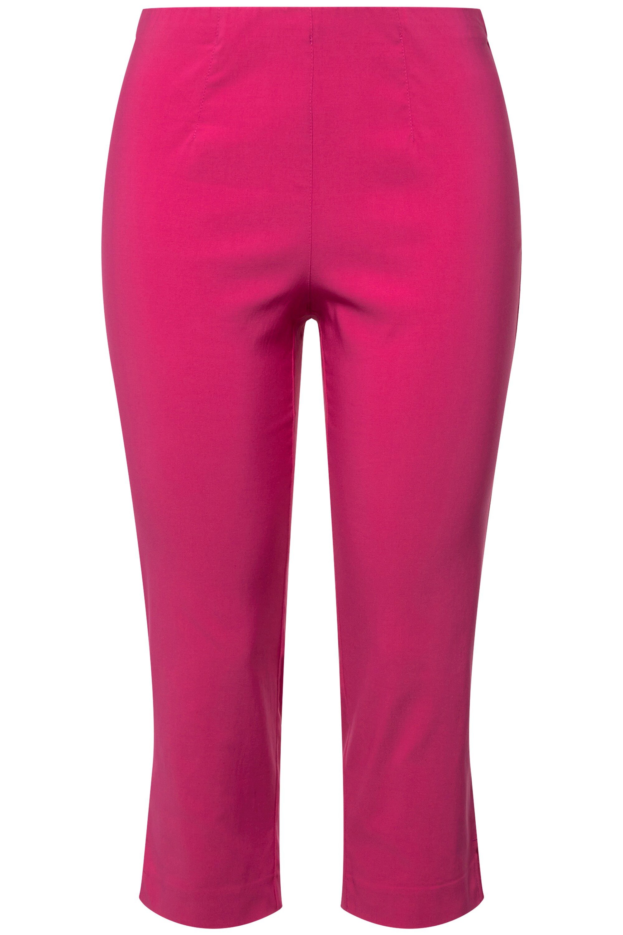 Ulla Popken Funktionshose Bengalinhose wadenlang Elastikbund günstig online kaufen