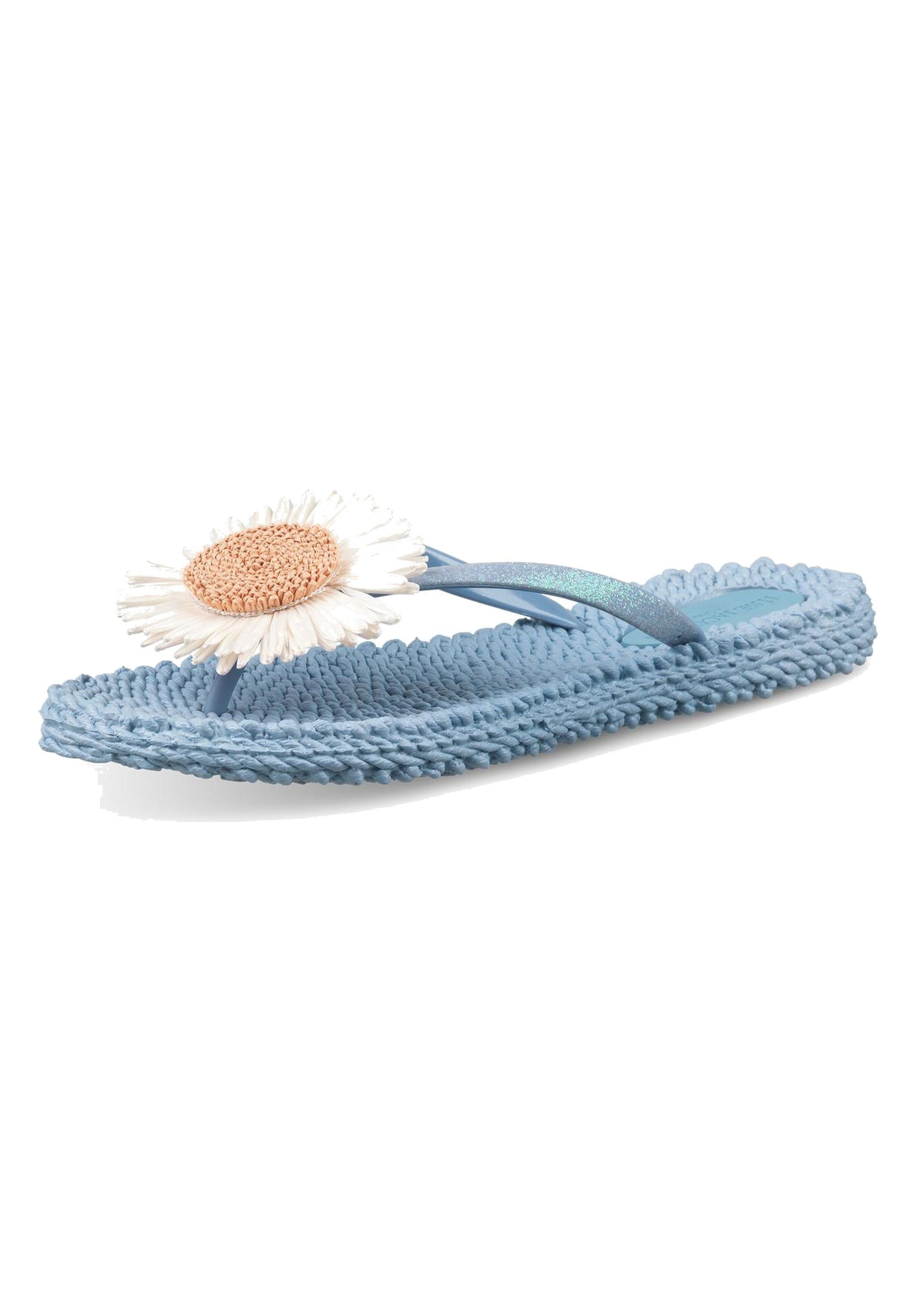 Ilse Jacobsen CHEERFUL16F Zehentrenner Leicht & flexibel, Massageeffekt, mit Glitzer