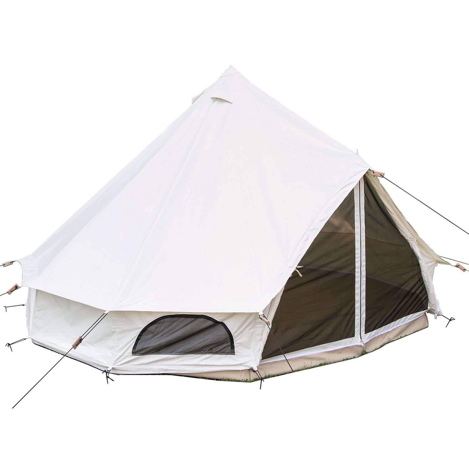 Tipi-Zelt Campingzelt, Baumwollzelt, 8, Canvas Personen: Tipii Moskitonetz Wasserdichtes 8 Personen 400 Skandika