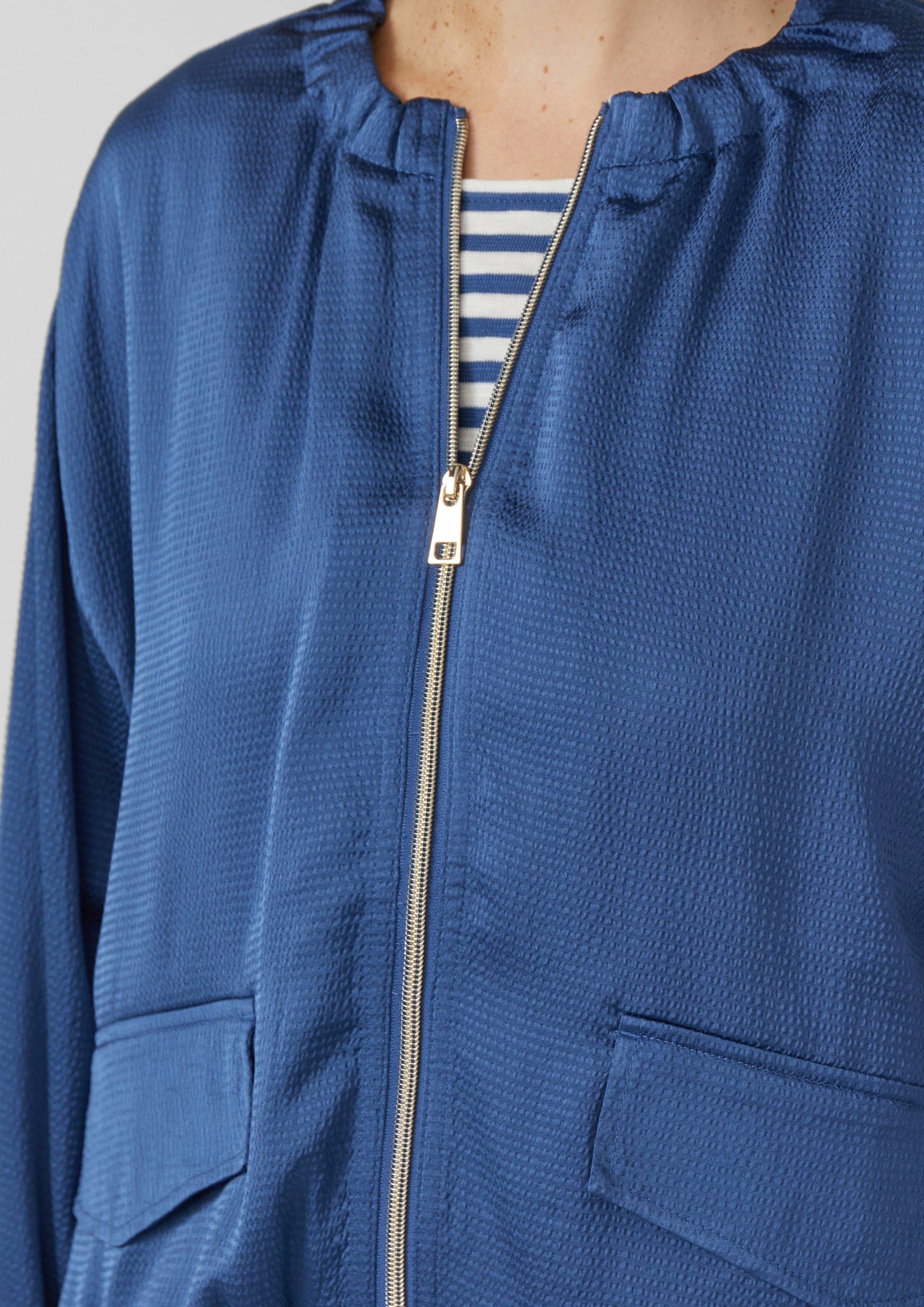 s.Oliver Jackenblazer Satin-Blouson im Relaxed Fit günstig online kaufen
