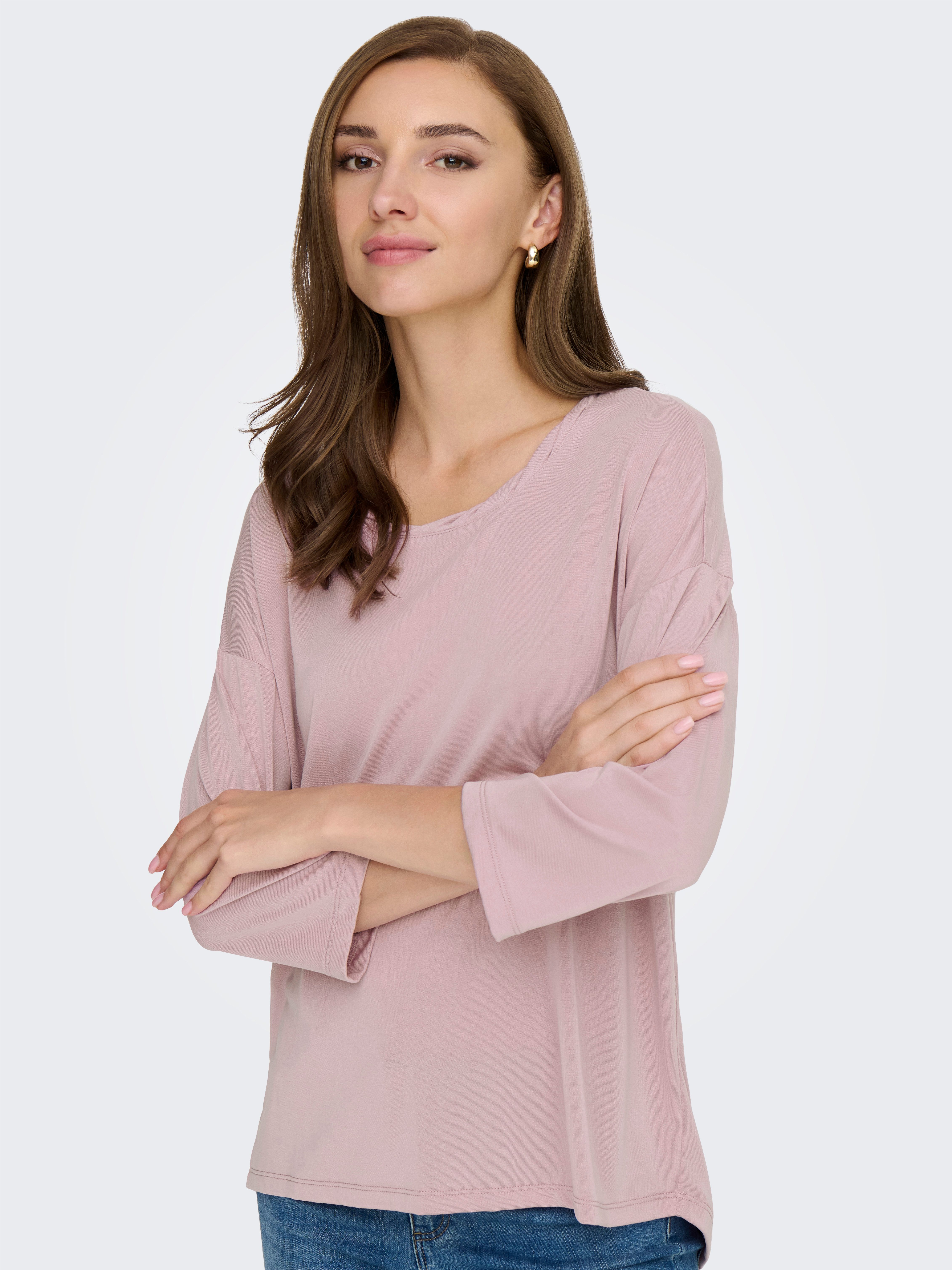 ONLY 3/4-Arm-Shirt ONLHANNAH 3/4 TOP JRS günstig online kaufen