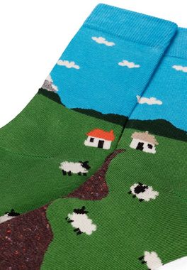 Happy Socks Basicsocken 3-Pack Little House-Beach Break-Rubber Duck gekämmte Baumwolle