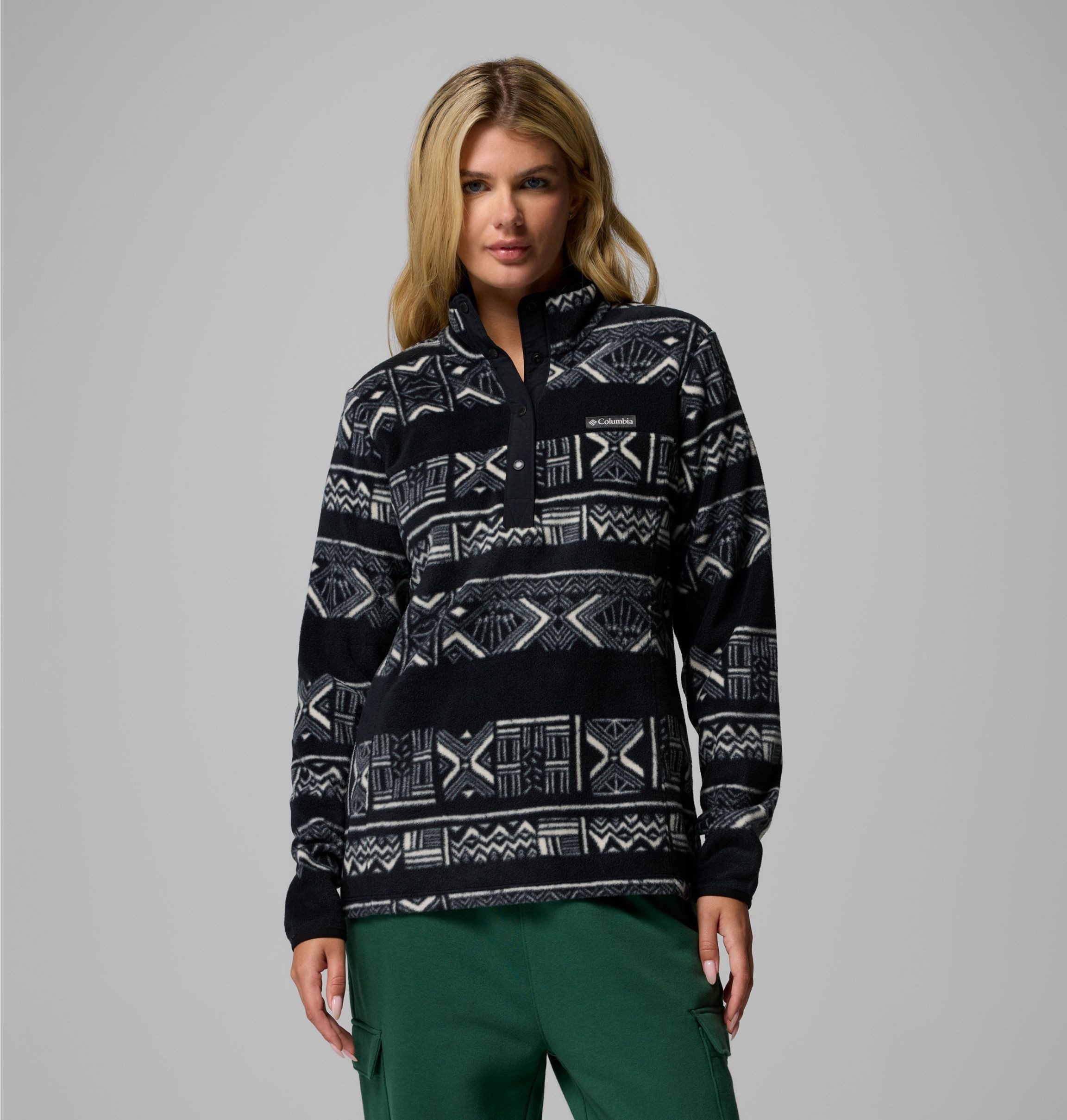 Columbia Fleecepullover BENTON SPRINGS PRINTED 1/2 SNAP (1-tlg) günstig online kaufen