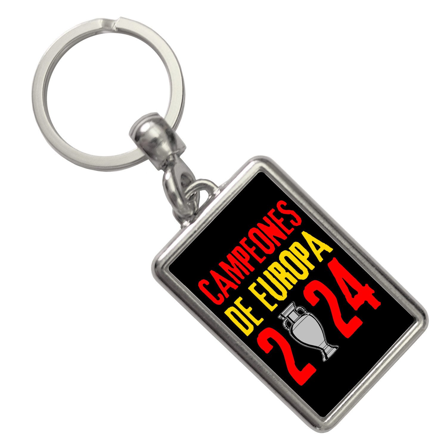 speecheese Schlüsselanhänger Spanien Europameister 2024 Schlüsselanhänger mit Spruch Campeones de