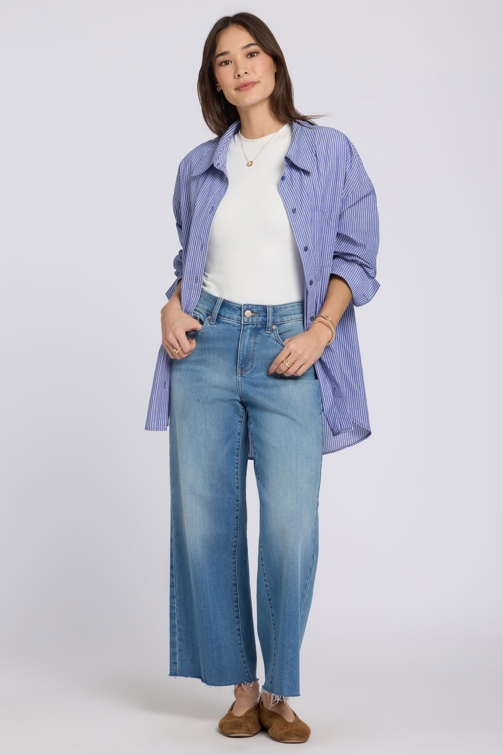 NYDJ Weite Jeans Teresa Wide Leg Ankle Jeans