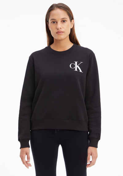 Calvin Klein Jeans Sweatshirt »CK INSTITUTIONAL CREW NECK« mit CK Monogramm auf Brusthöhe
