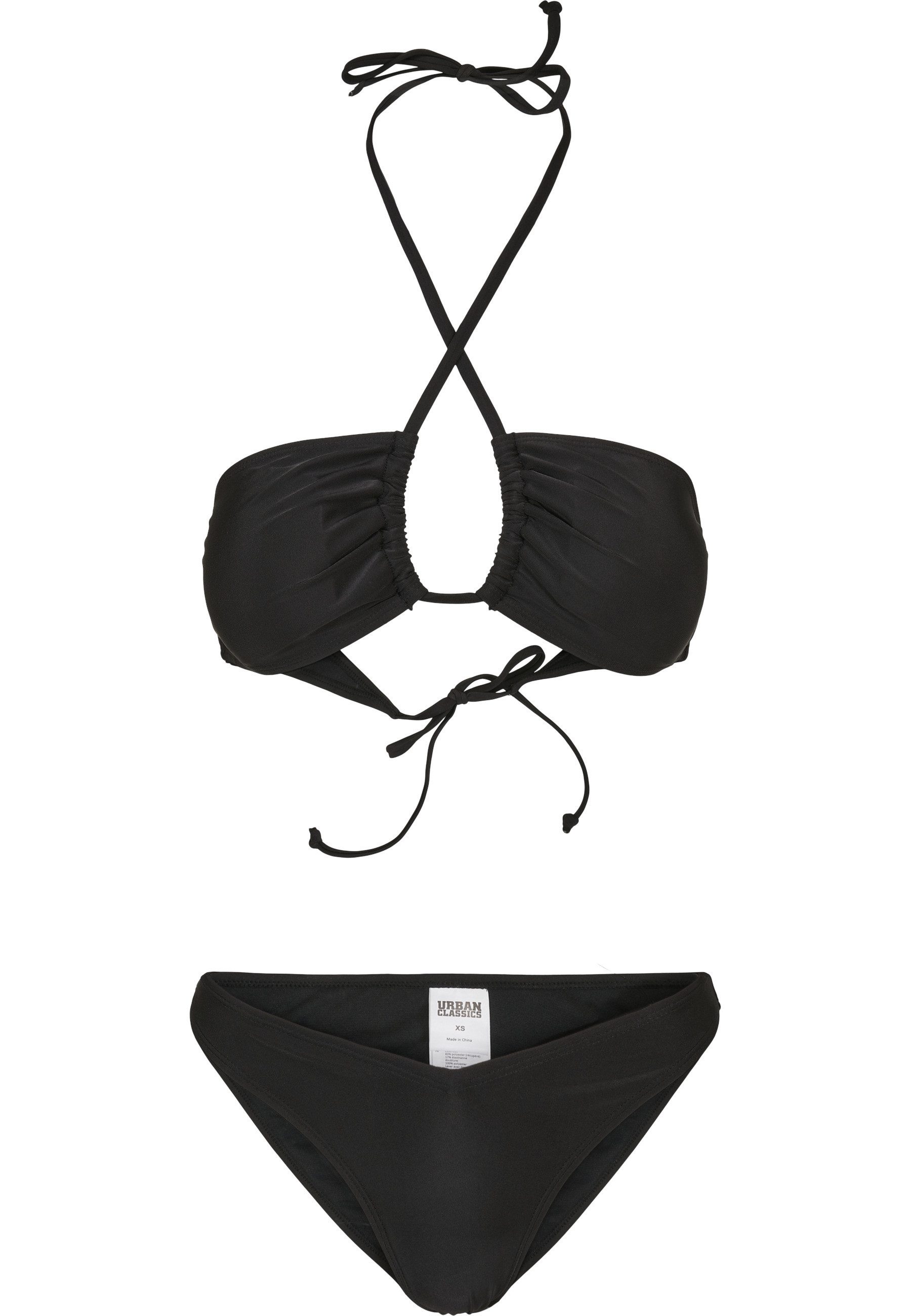 URBAN CLASSICS Bügel-Bikini Urban Classics Damen Ladies Recycled Hot V Biki günstig online kaufen