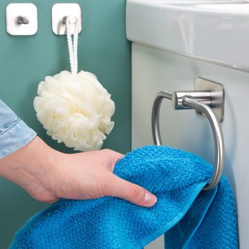bremermann Handtuchhalter Bad-Serie PIAZZA tape – Handtuchhalter, Handtuchring selbstklebend