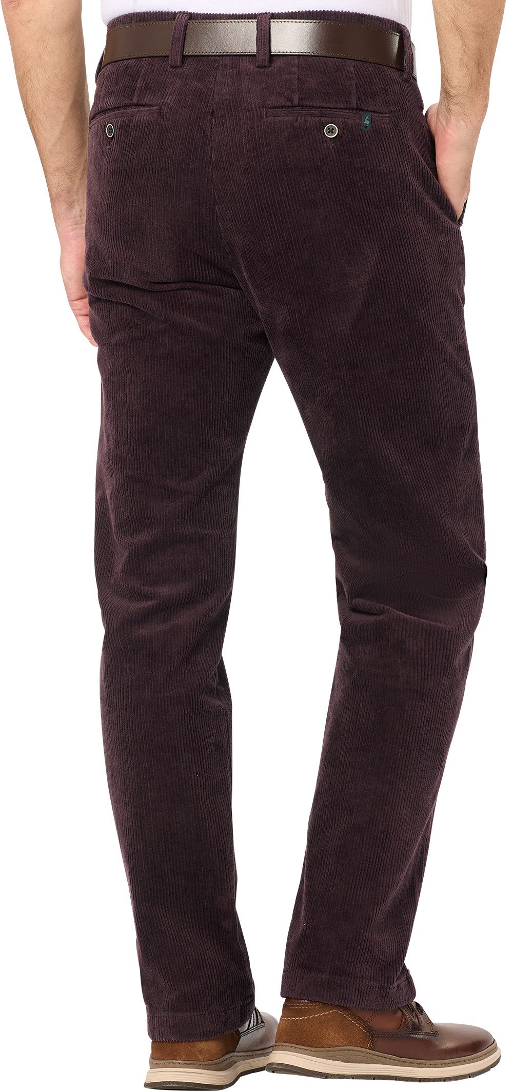 Jacques Britt Cordhose hochwertige Materialmischung und Komfort-Dehnbund