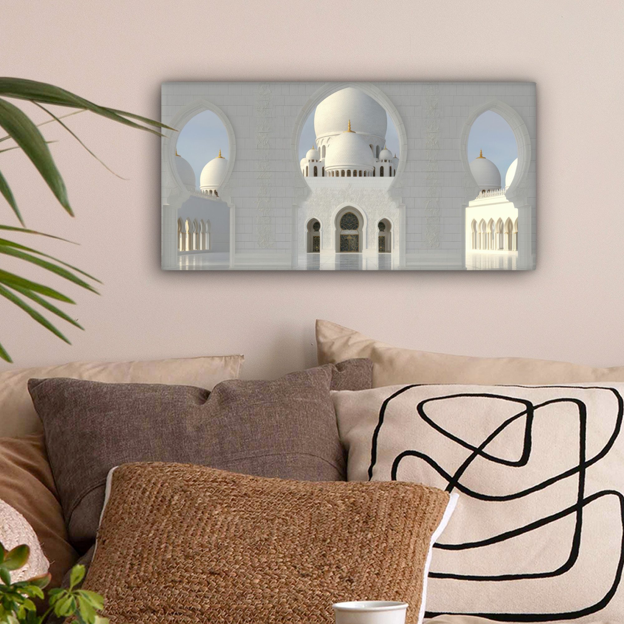 OneMillionCanvasses® Leinwandbild Panorama Weiße Kuppel - günstig online kaufen