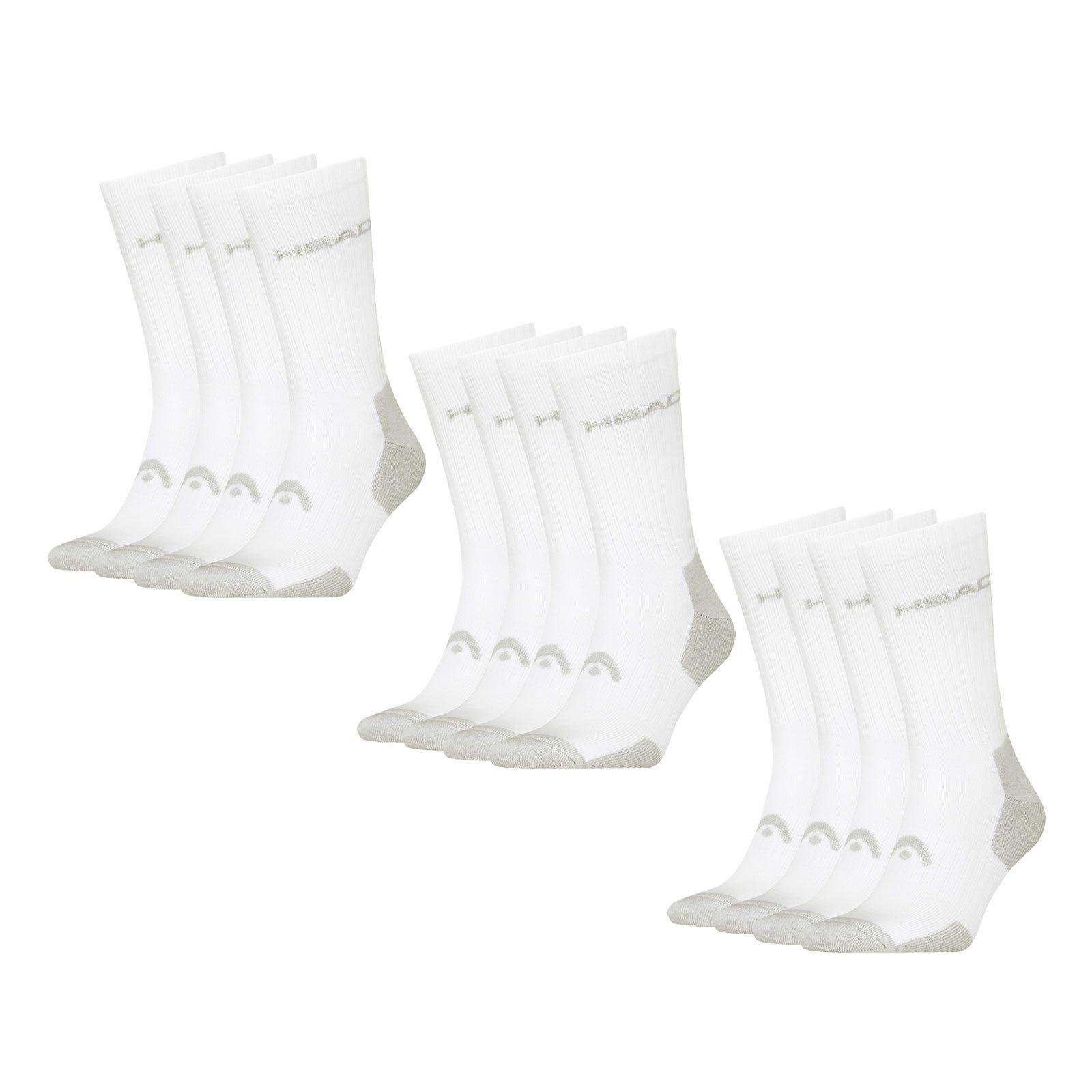 Head Tennissocken Crew-Tennissocken (6-Paar) mit Logo günstig online kaufen