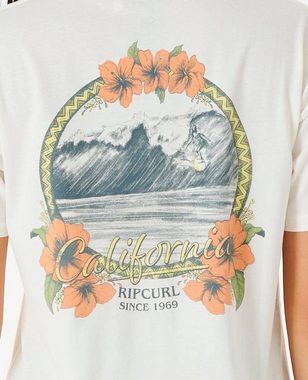 Rip Curl Print-Shirt Kurzärmliges Hula Surfer Relaxed T-Shirt