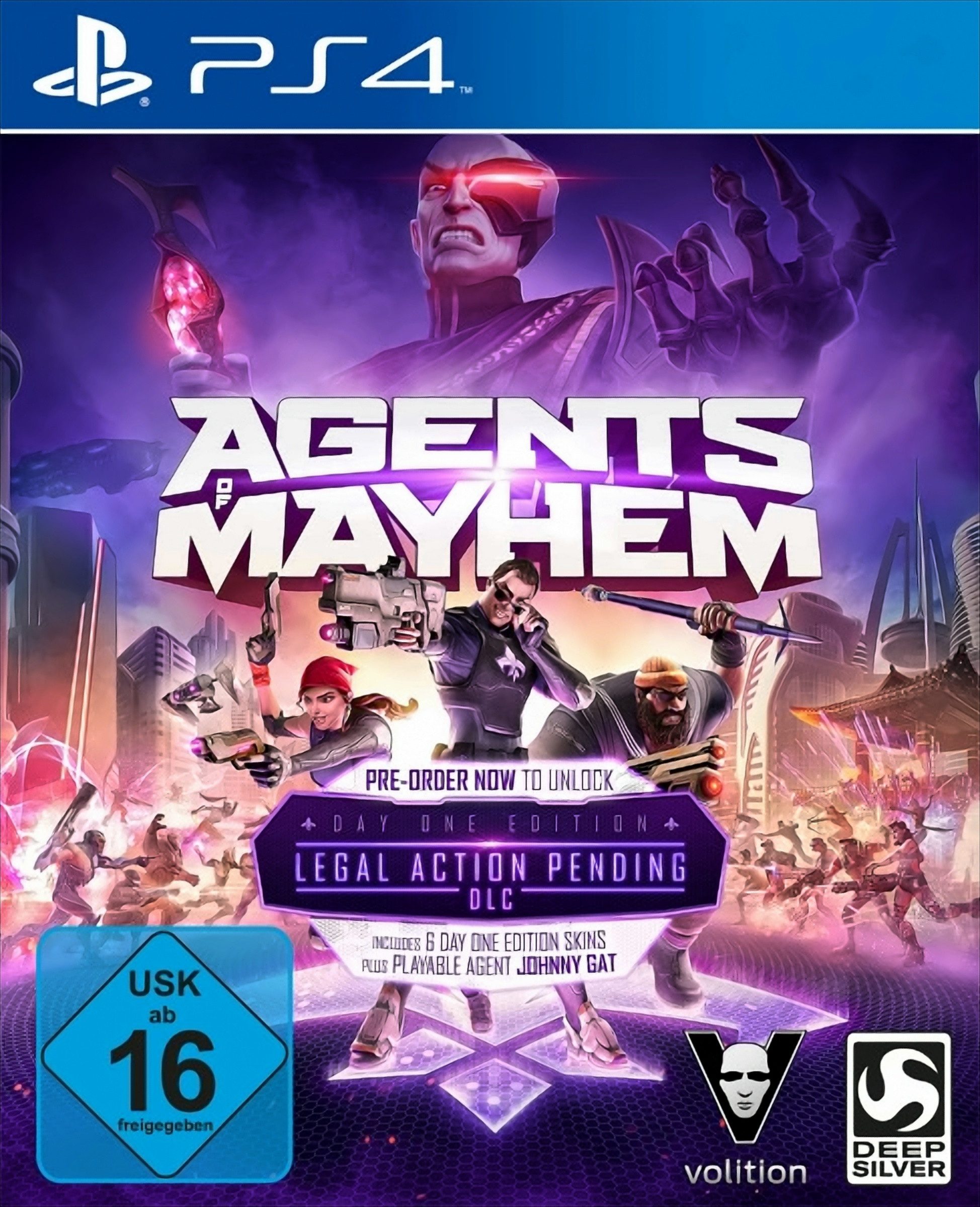 Agents of Mayhem Day One Edition (PS4) (USK), Playstation 4