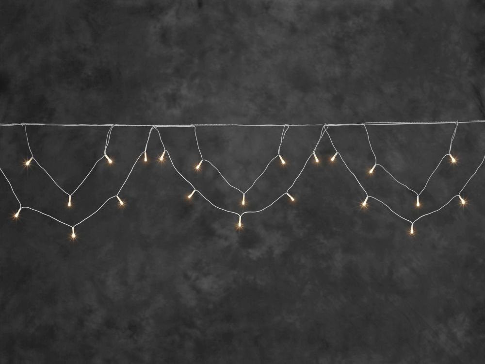 KONSTSMIDE LED-Lichterkette Weihnachtsdeko aussen, bogenform, 200 bernstein günstig online kaufen