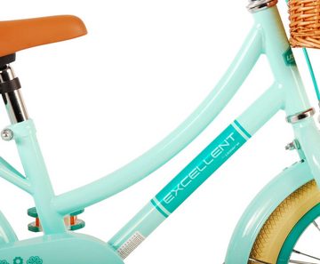 Volare Kinderfahrrad Kinderfahrrad Excellent für Mädchen 14 Zoll Kinderrad in Grün Fahrrad
