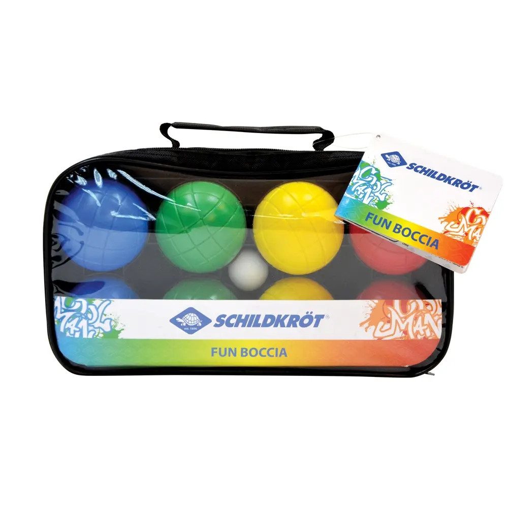 Schildkröt Funsports Greifspielzeug Schildkröt Funsports - FUN BOCCIA Set, 4x 2 Kunststoffkugeln + 1 Zielk