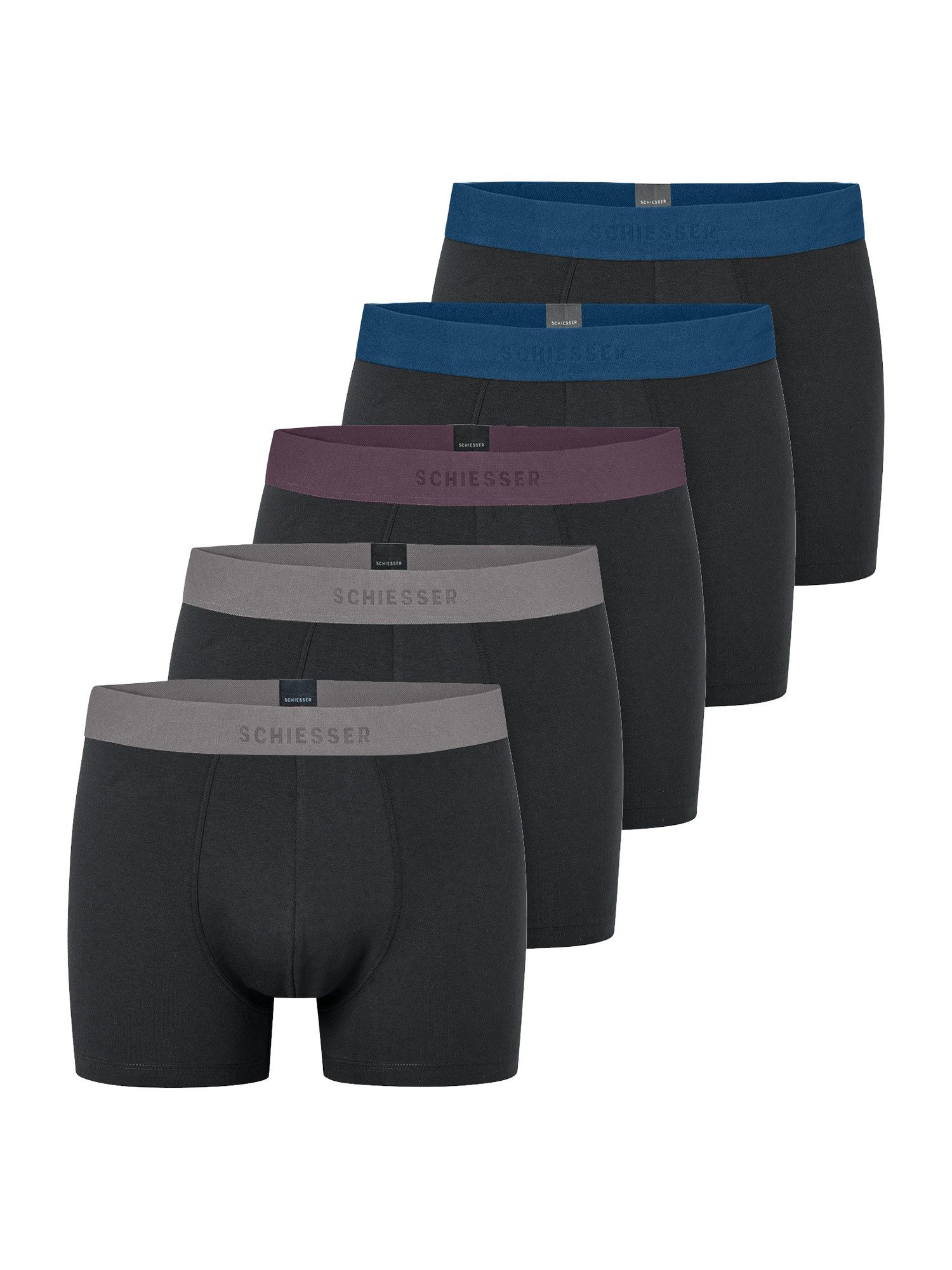Schiesser Trunk 955 Pack Sets (5-St) Unterhose, Unterwäsche, Boxer Trunk günstig online kaufen