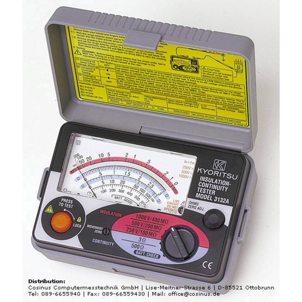 Kyoritsu Multimeter Analoger Isolationstester Durchgangsprüfer