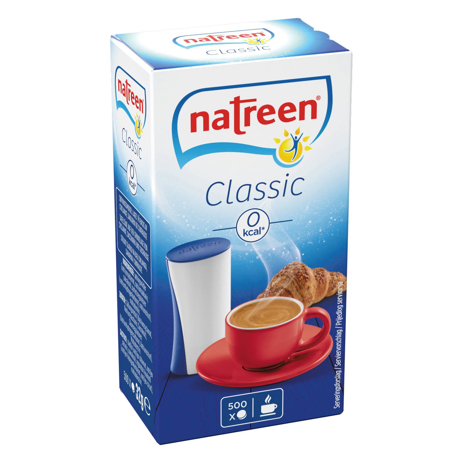 NATREEN Süßungsmittel Süßstoff Classic Tischspender kalorienfrei 12 x 500 Stück, 384 g, (Packung, 12er Pack)