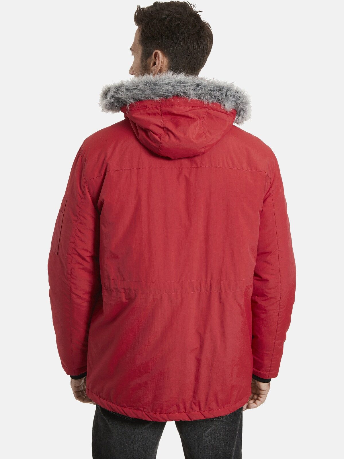 Jan Vanderstorm Outdoorjacke TOMMEN mit Taillen-Tunnelzug, Kapuze günstig online kaufen