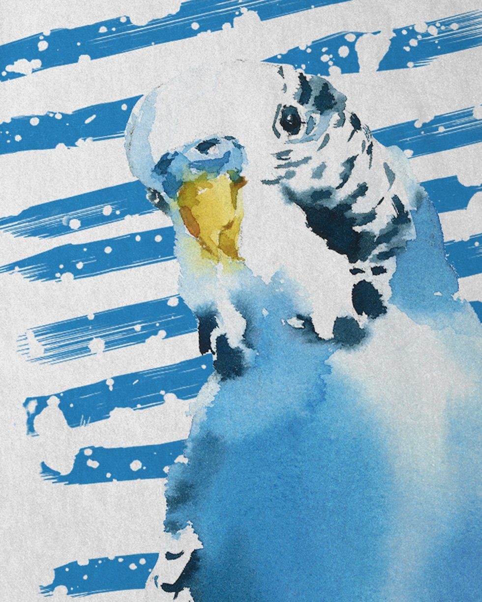 style3 T-Shirt Wellensittich kleiner vogel feder günstig online kaufen