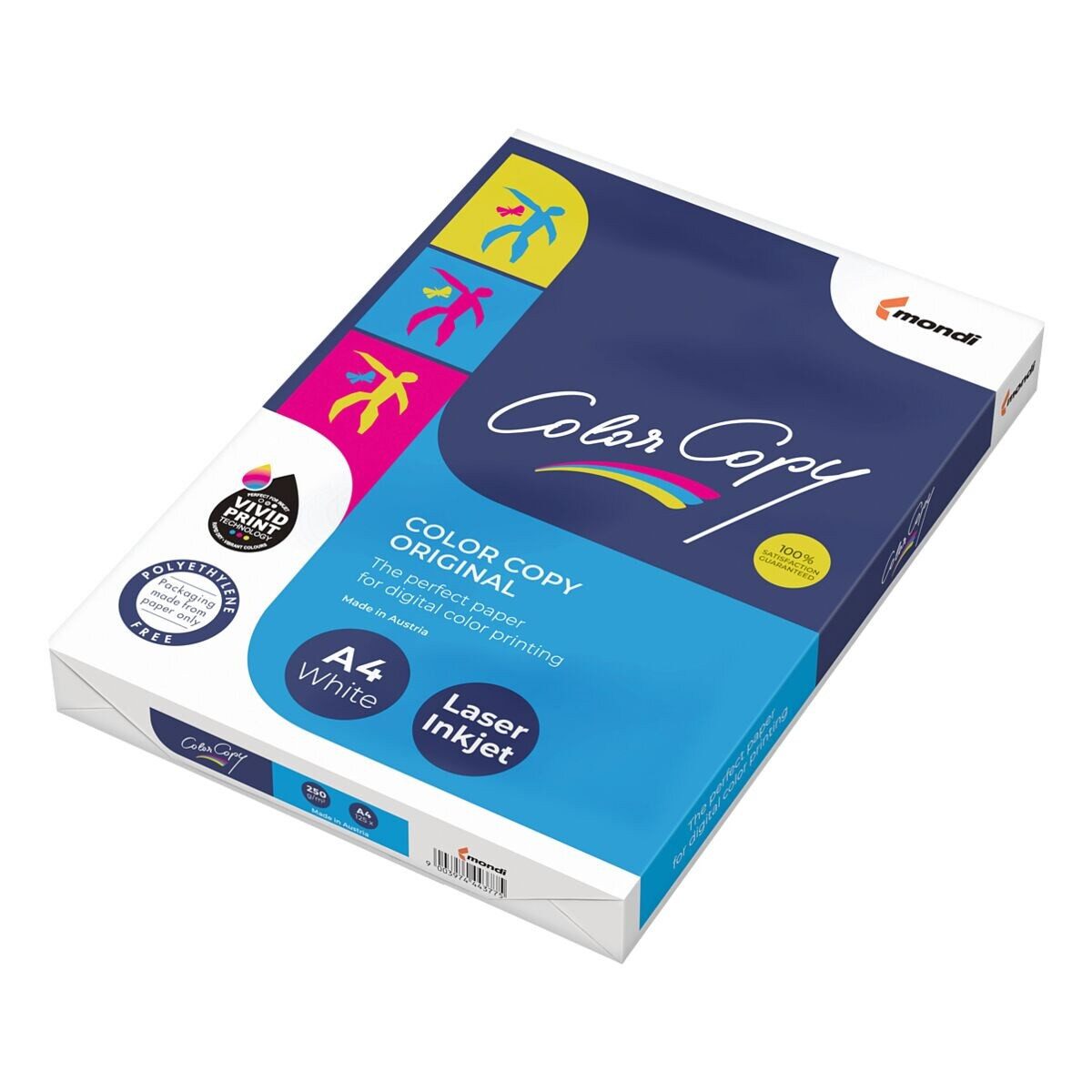 Mondi Business Paper Farblaser-Druckerpapier Color Copy, Format DIN A4, 250 g/m², 161 CIE, 125 Blatt