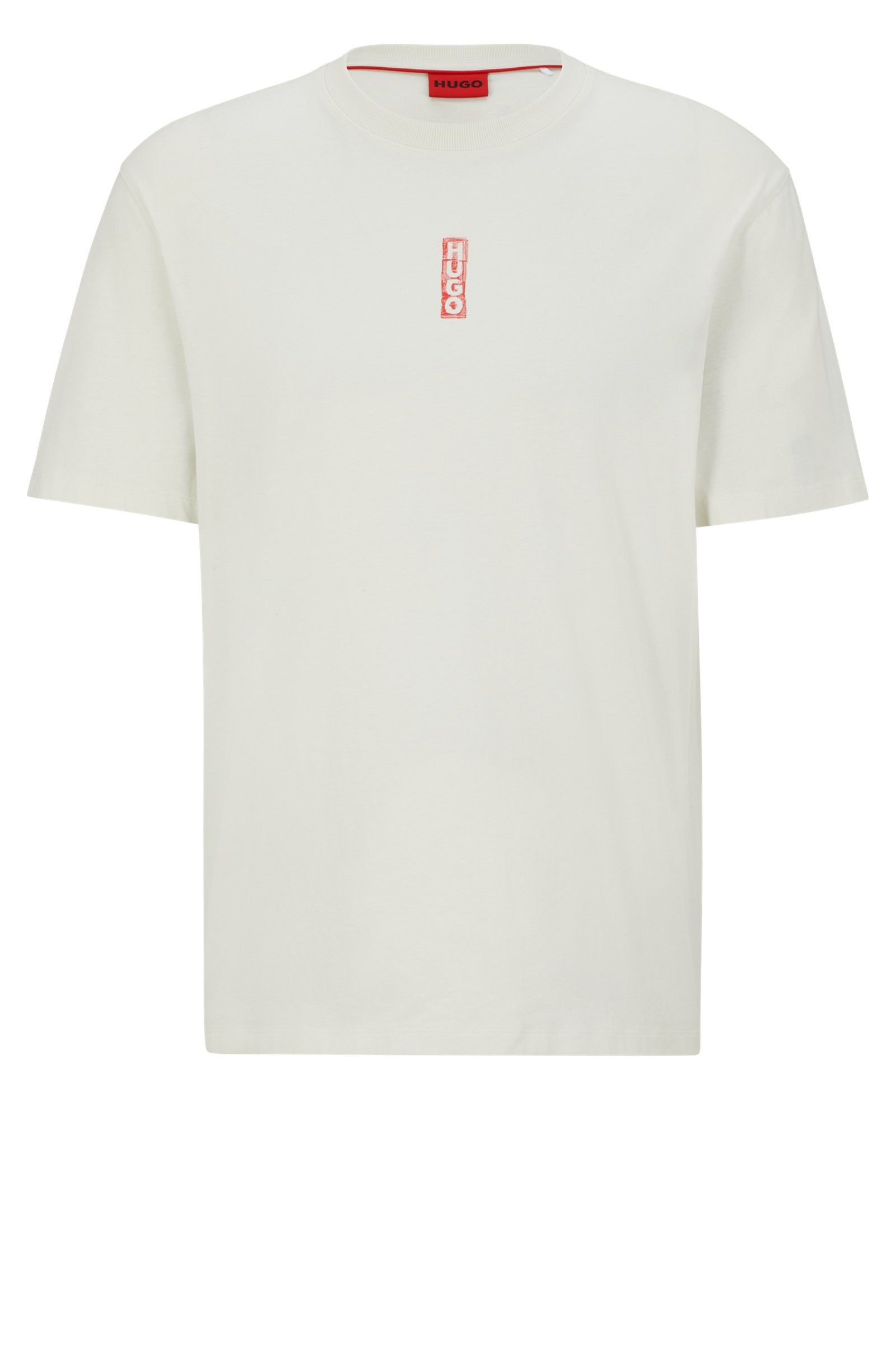 HUGO T-Shirt Danden (1-tlg) Off-White (333)