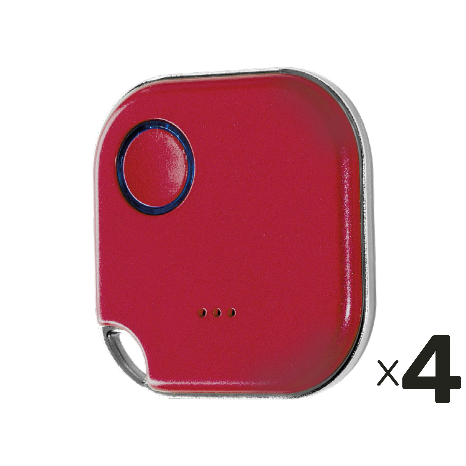 Shelly SHELLY Bluetooth Переключатель u. Dimmer, Blu Button1, Plug&Play, rot, 4er Smart-Home-Zubehör
