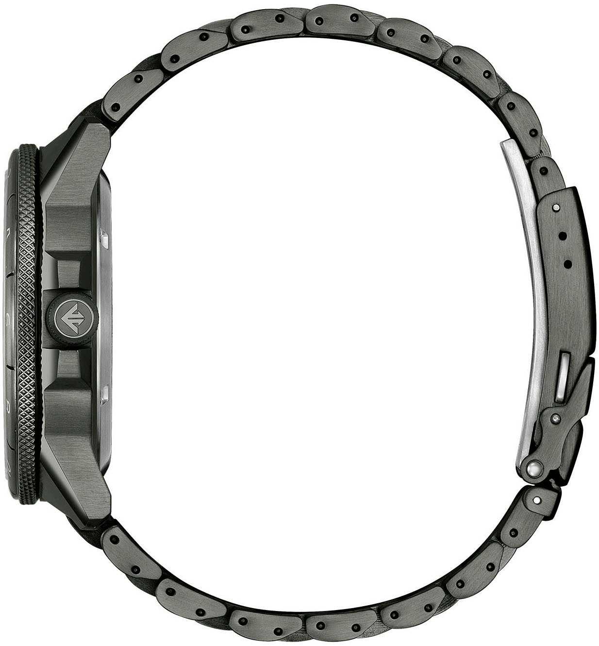 Citizen Automatikuhr Promaster Mechanical GMT NB6045-51H, Armbanduhr, Herrenuhr, Edelstahlarmband, bis 20 bar wasserdicht