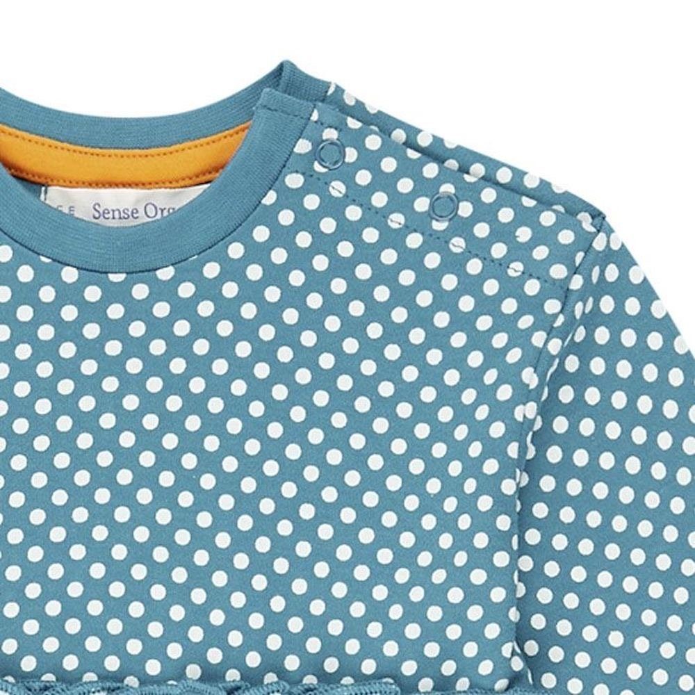 Sense Organics A-Linien-Kleid Sense Organics Gepunktetes Langarm Kleid Cintia