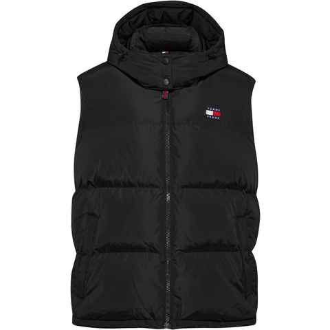 Tommy Jeans Curve Steppweste TJW CRV ALASKA PUFFER VEST PLUS SIZE CURVE,mit Kapuze & Tommy Jeans Logo-Badge