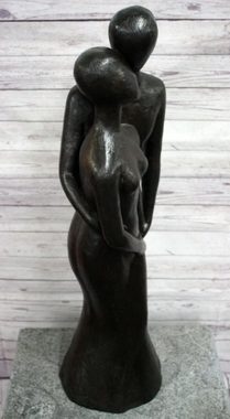 Bronzeskulpturen Skulptur Bronzefigur stehendes Liebespaar