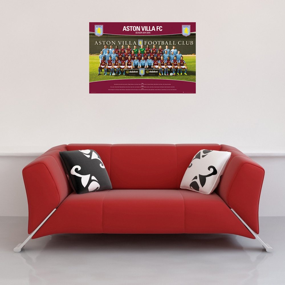 Poster Fußball - Poster - Aston Villa - Team Photo 14/15