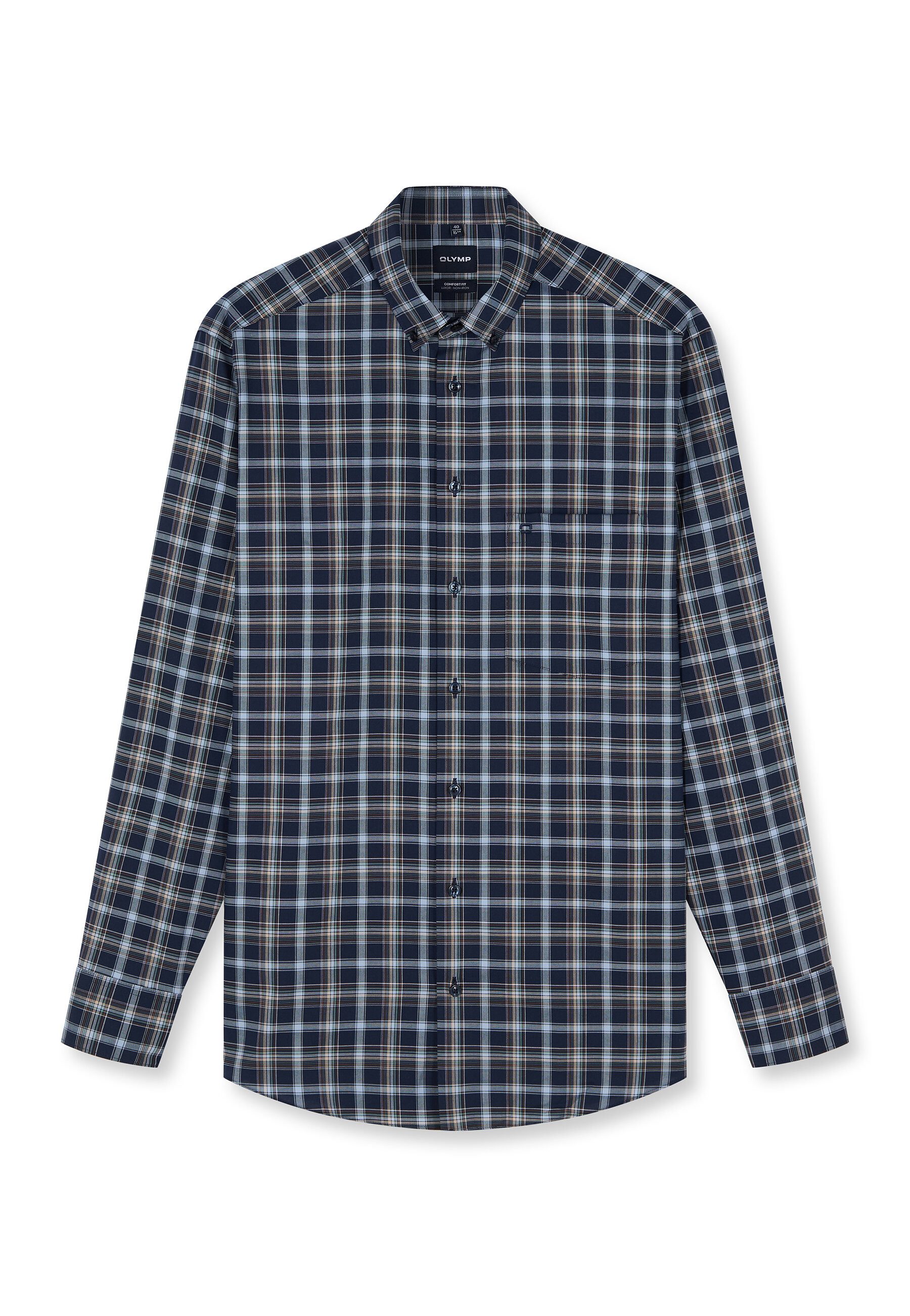 OLYMP Businesshemd OLYMP Luxor, Comfort Fit, Button-down