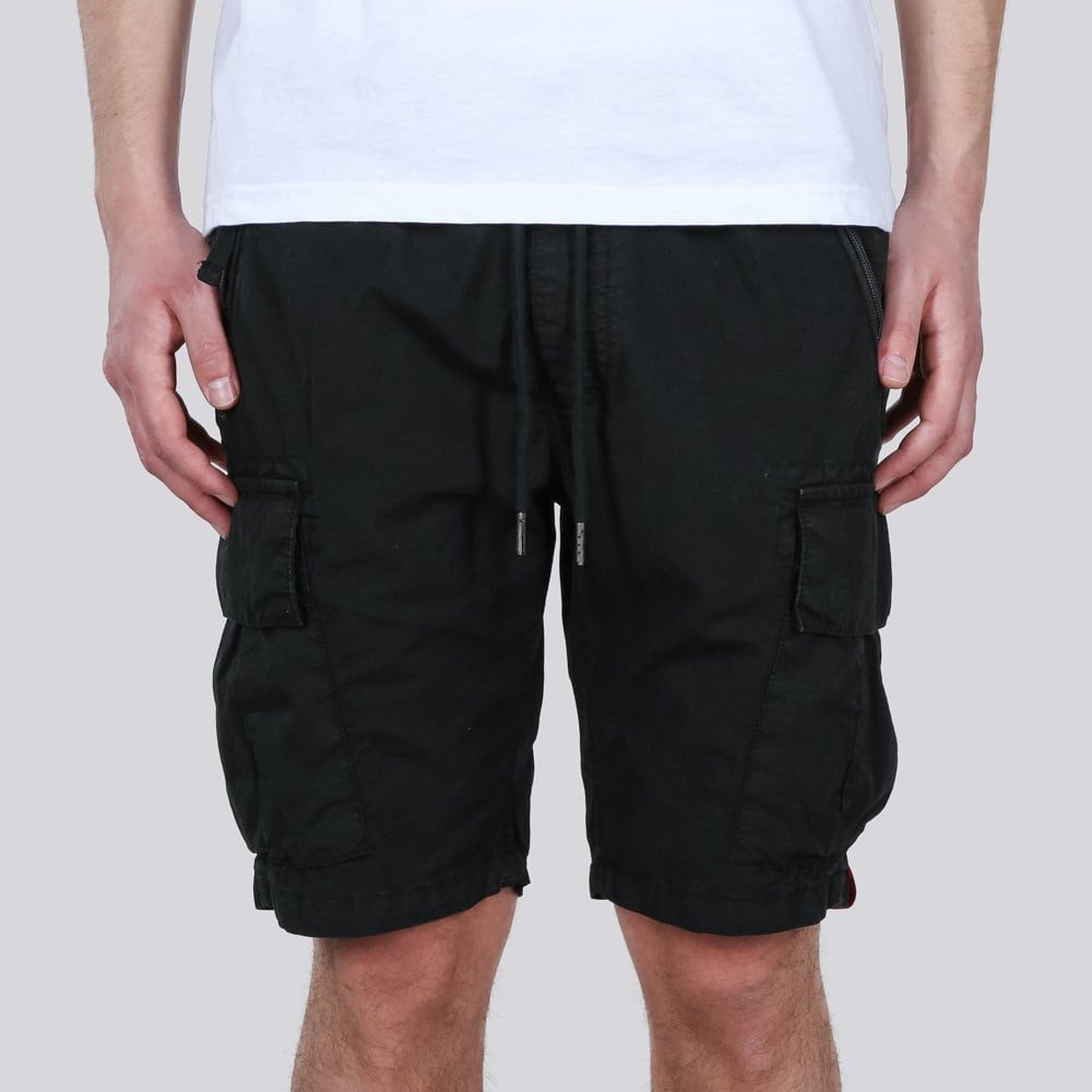 Alpha Industries Shorts Freizeithose Ripstop Jogger kurz schwarz Herren günstig online kaufen