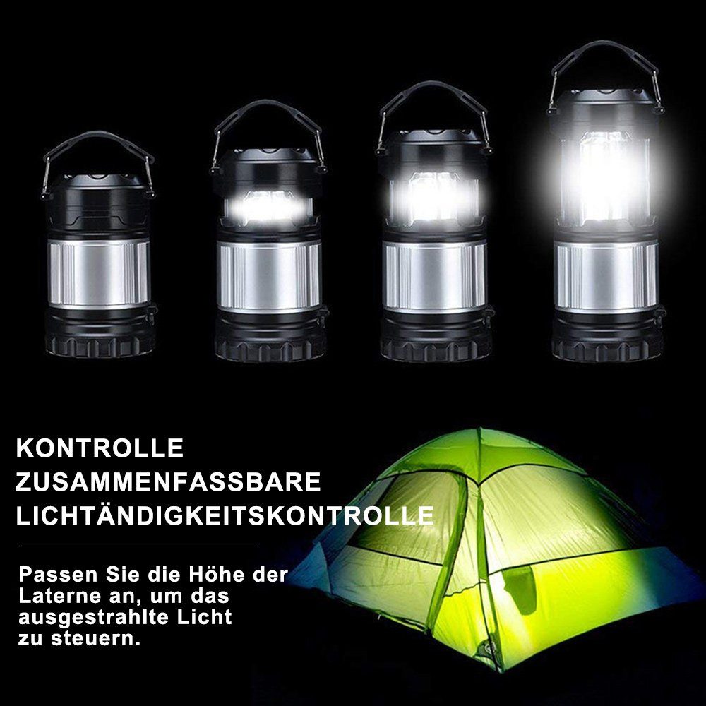 zum Nachttischlampe LED Nachttischlampe Campinglampe GelldG Wasserdicht Camping Laternen Wandern