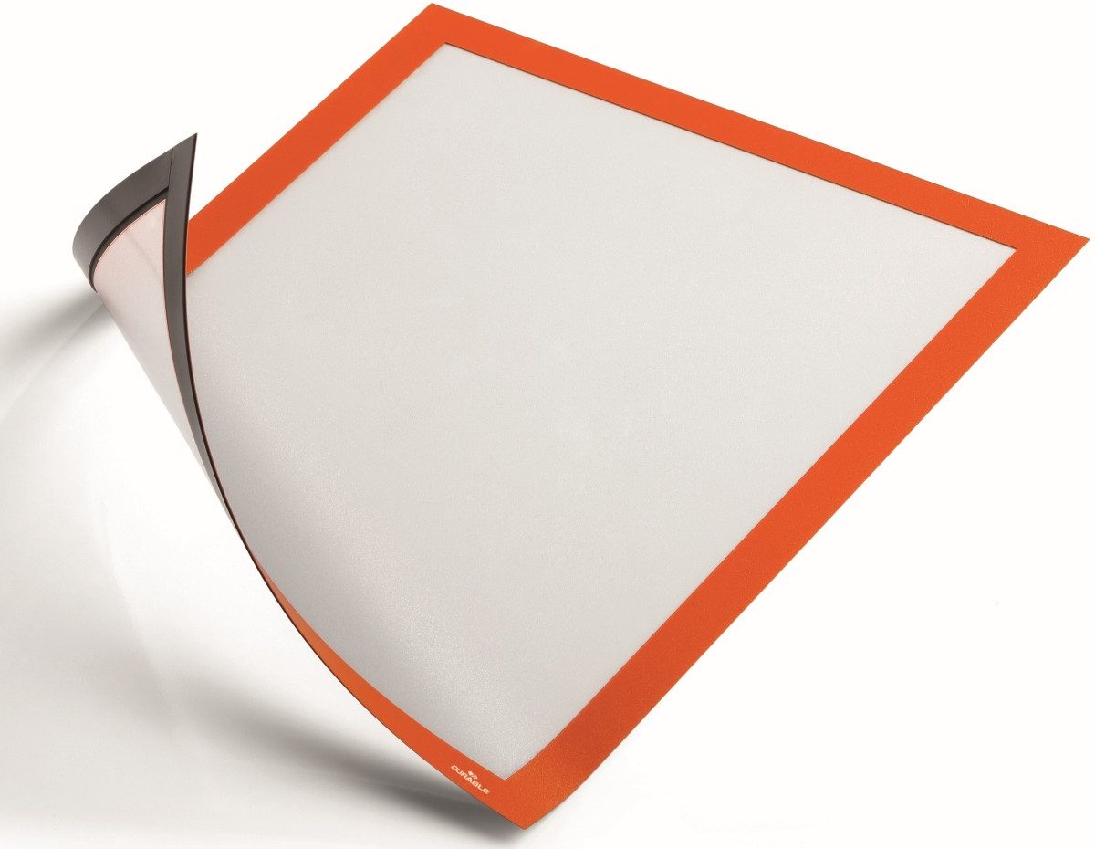 DURABLE Fächermappe Magnetrahmen Duraframe Magnetic A4 VE=5 Stück orange