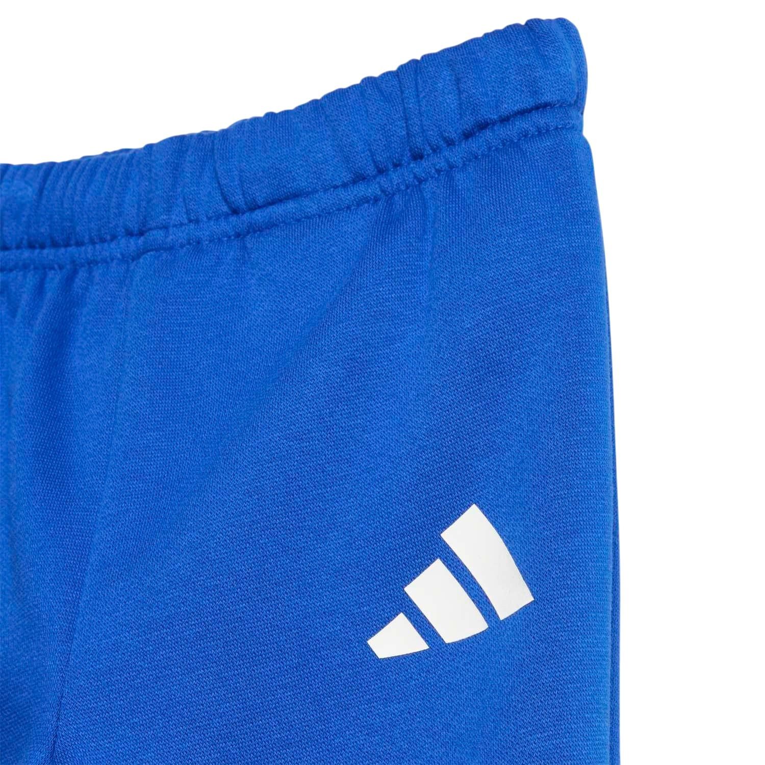 adidas Performance Jogginganzug Essentials 240 (Baumwolle-Mischung) hellblau/royalblau Kleinkinder