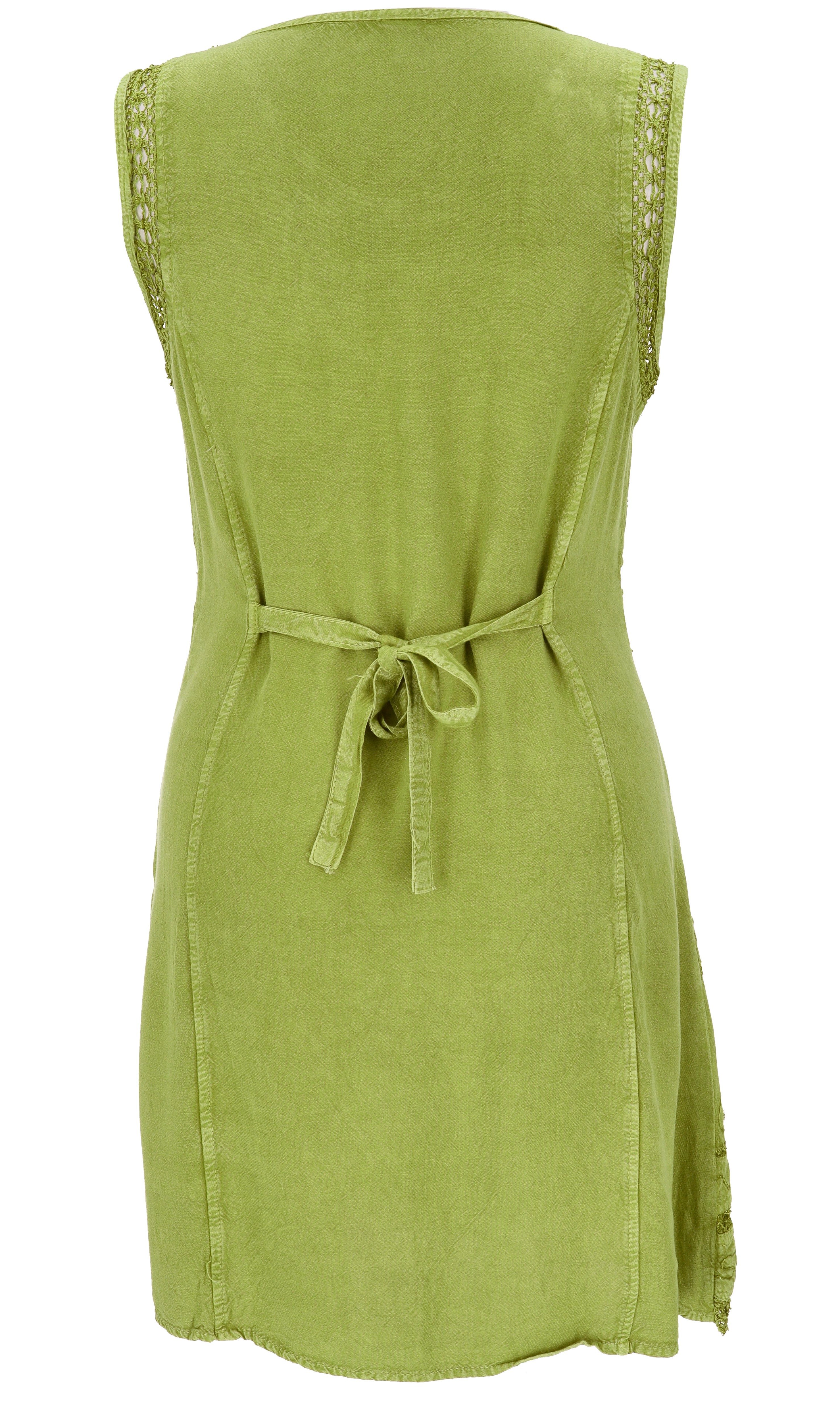 Guru-Shop Midikleid Besticktes Boho Sommerkleid, indisches Hippie.. alternative Bekleidung – Bild 4 von 5