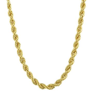 HOPLO Goldkette Goldkette Kordelkette Länge 45cm - Breite 2,1mm - 333-8 Karat Gold, Made in Germany