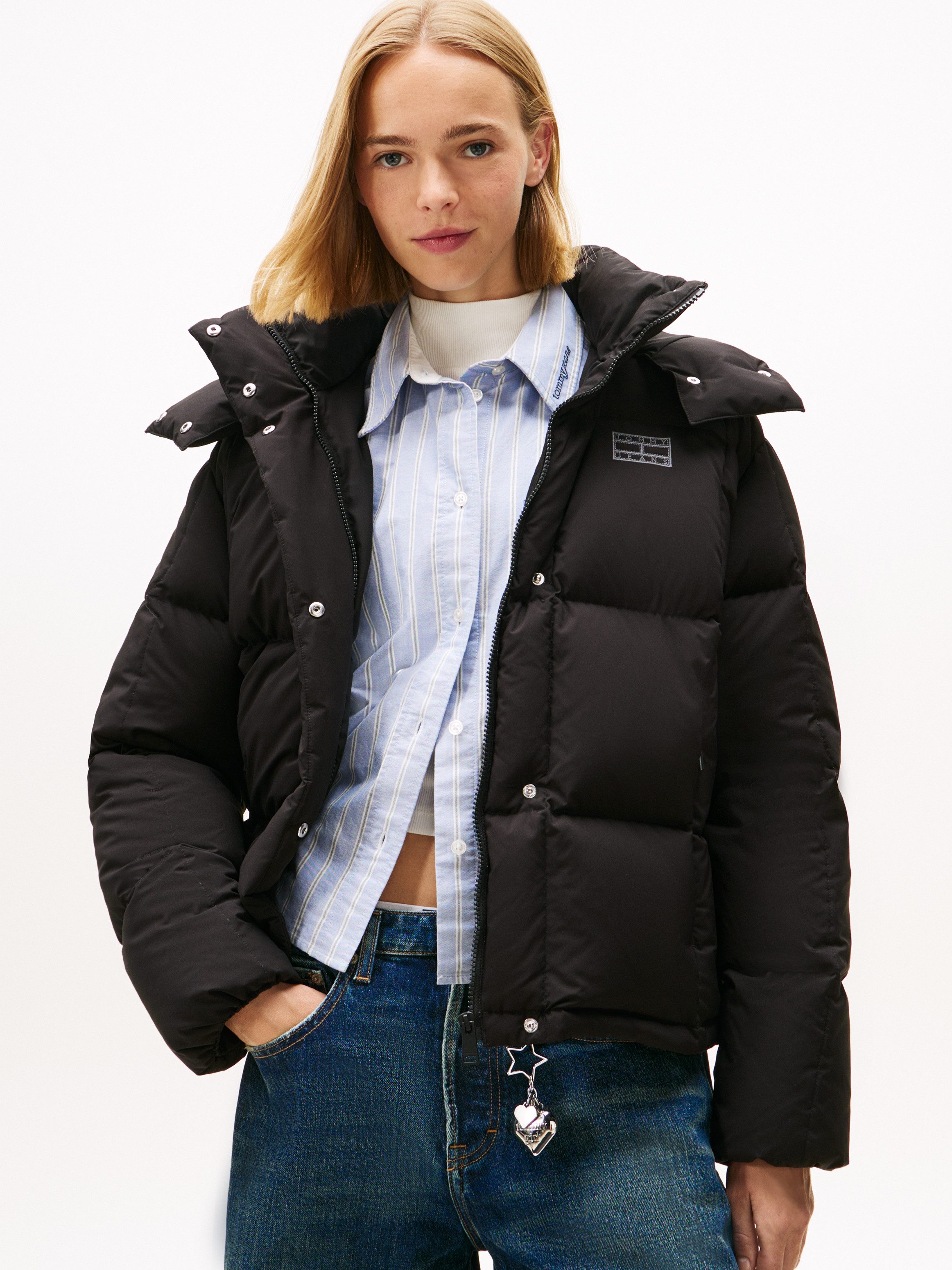 Tommy Jeans Steppjacke TJW ALASKA GRID DOWN JACKET EXT günstig online kaufen