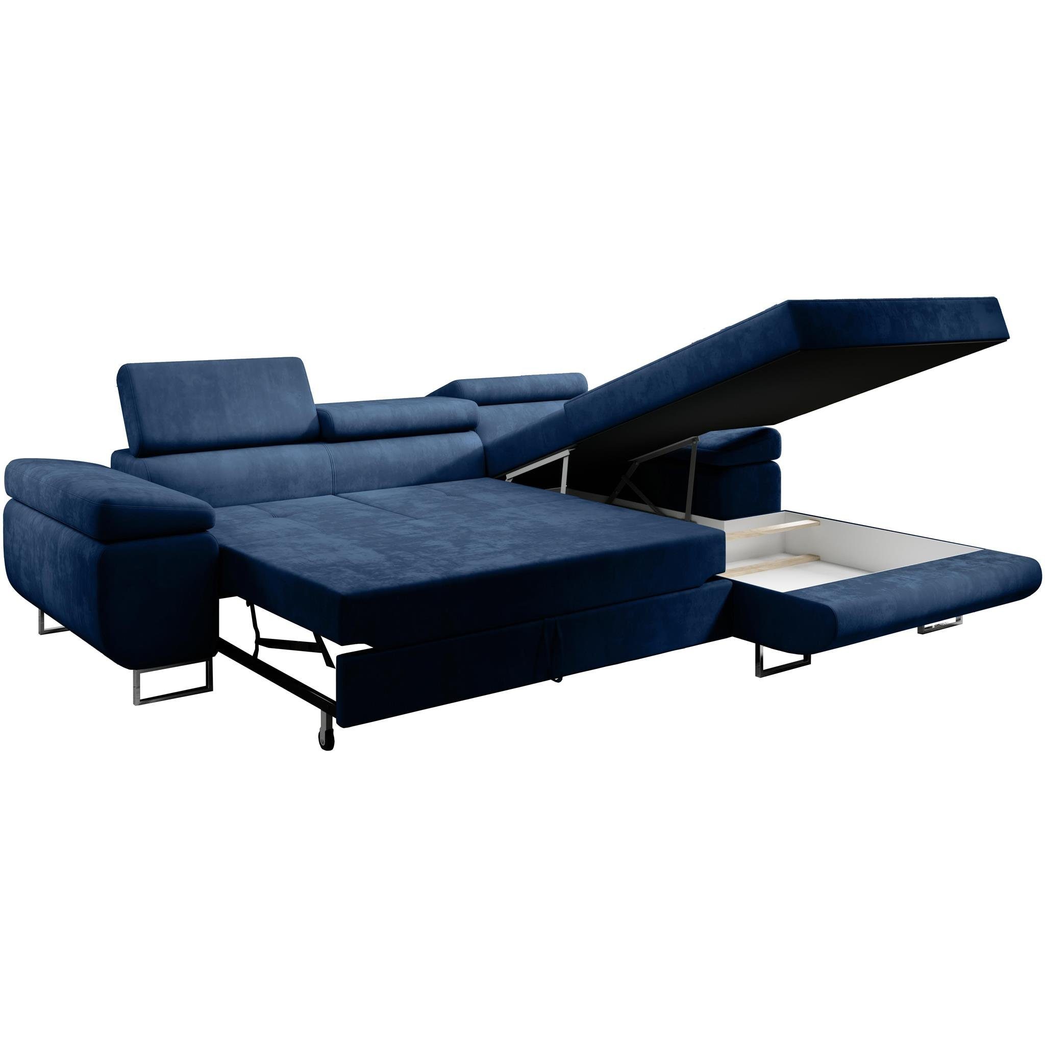 Beautysofa Ecksofa Alons mit Schlaffunktion auf günstig online kaufen