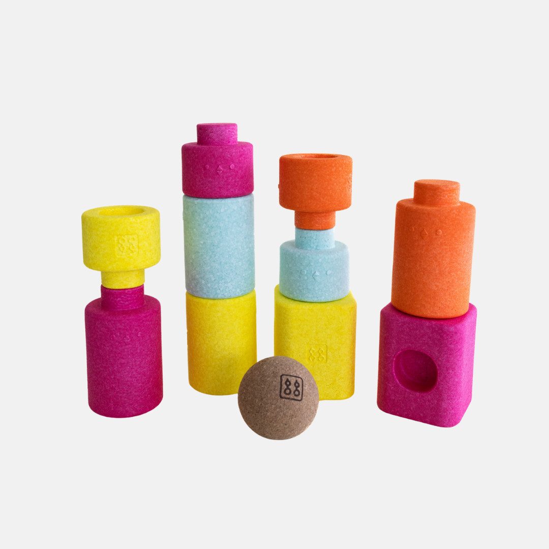 bygge Kreativbausteine – Set für Kinder ab 1 Jahr Конструктора, (Set, Kreativbausteine-Set), Made in Germany, teilweise aus recyceltem Material