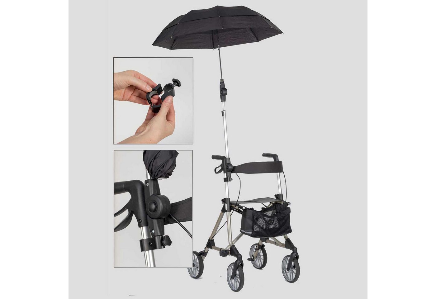 RUSSKA Rollator RUSSKA Regenschirmhalterung für Rollator Elan Classic