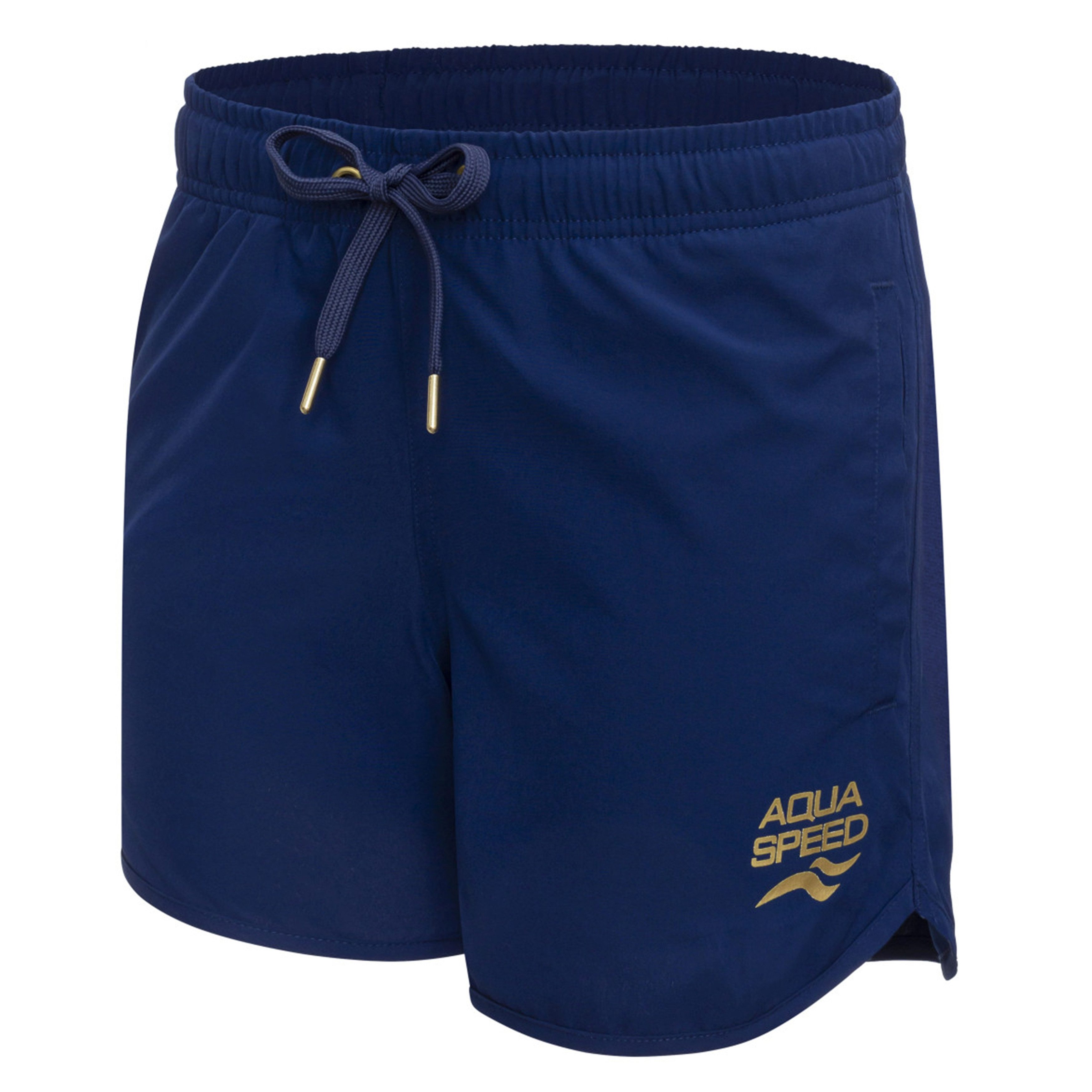 Aqua Speed Boardshorts (Badeshorts – langes Bein, elastisch & schnelltrocknend) Tiefes Navy in S – dehnbar, weich & perfekt für Strandtage