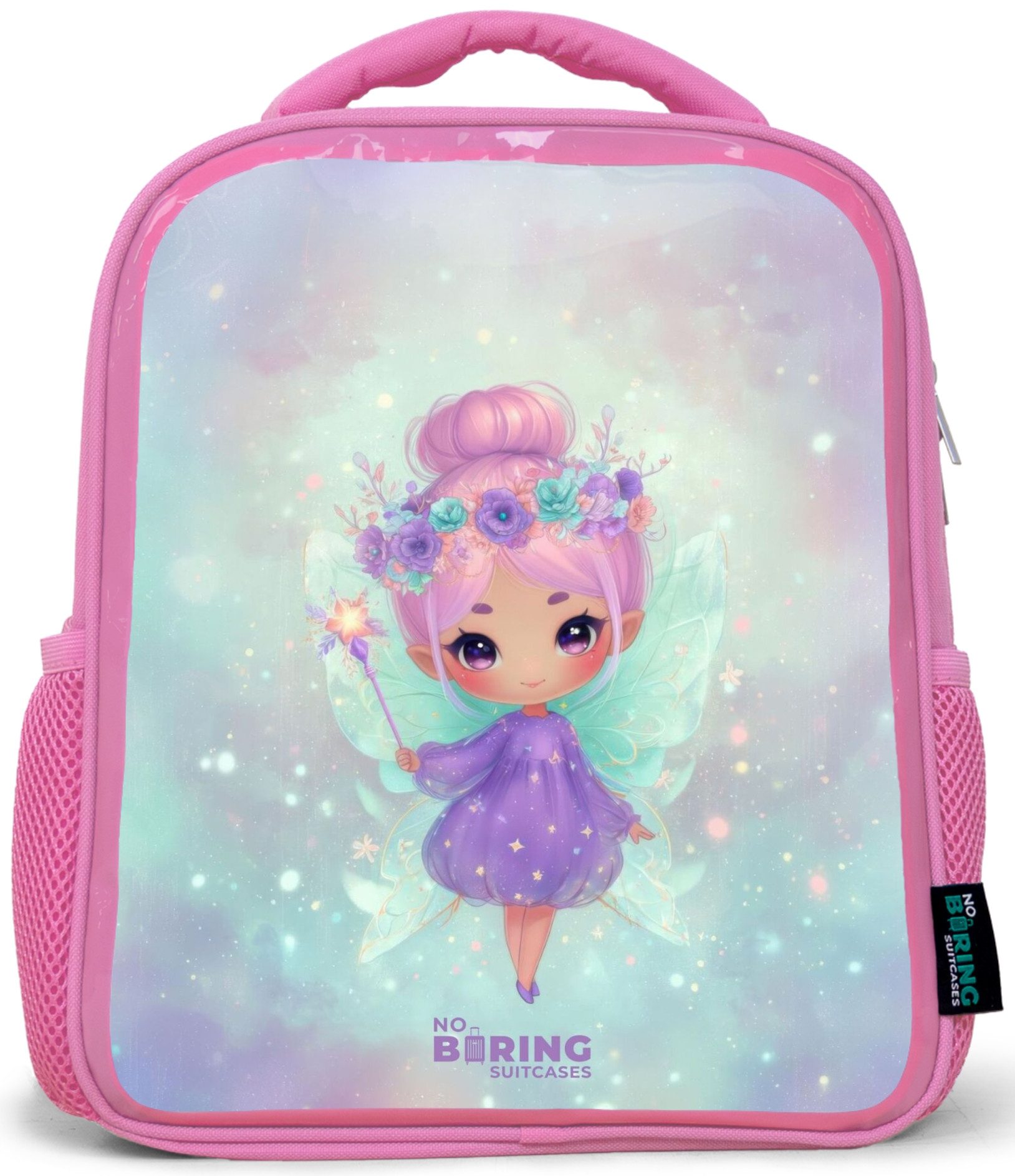 Rucksack Rosa - Blumenfee in pastellfarbenem Glanz
